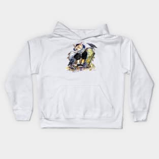 Edgar Allan Purr Kids Hoodie